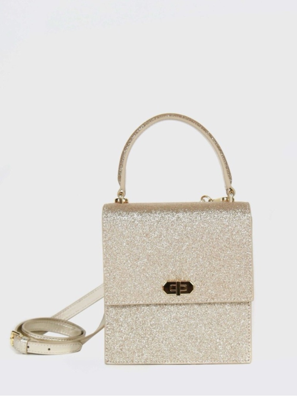 Neely & Chloe Glitter Top Handle Bag
